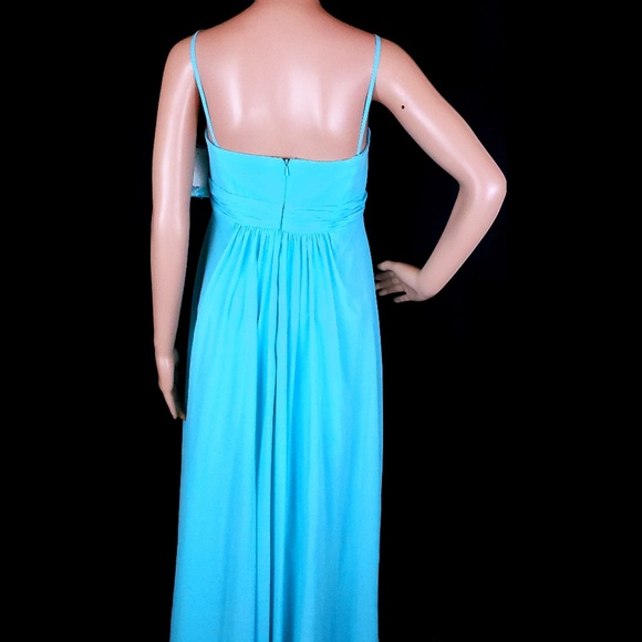 David's Bridal Women Prom Dress High Low Beaded Size 12 - NWT - Picture 3 of 8